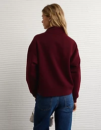 AE Everyday Luxe Quarter-Zip Sweatshirt