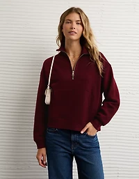 AE Everyday Luxe Quarter-Zip Sweatshirt