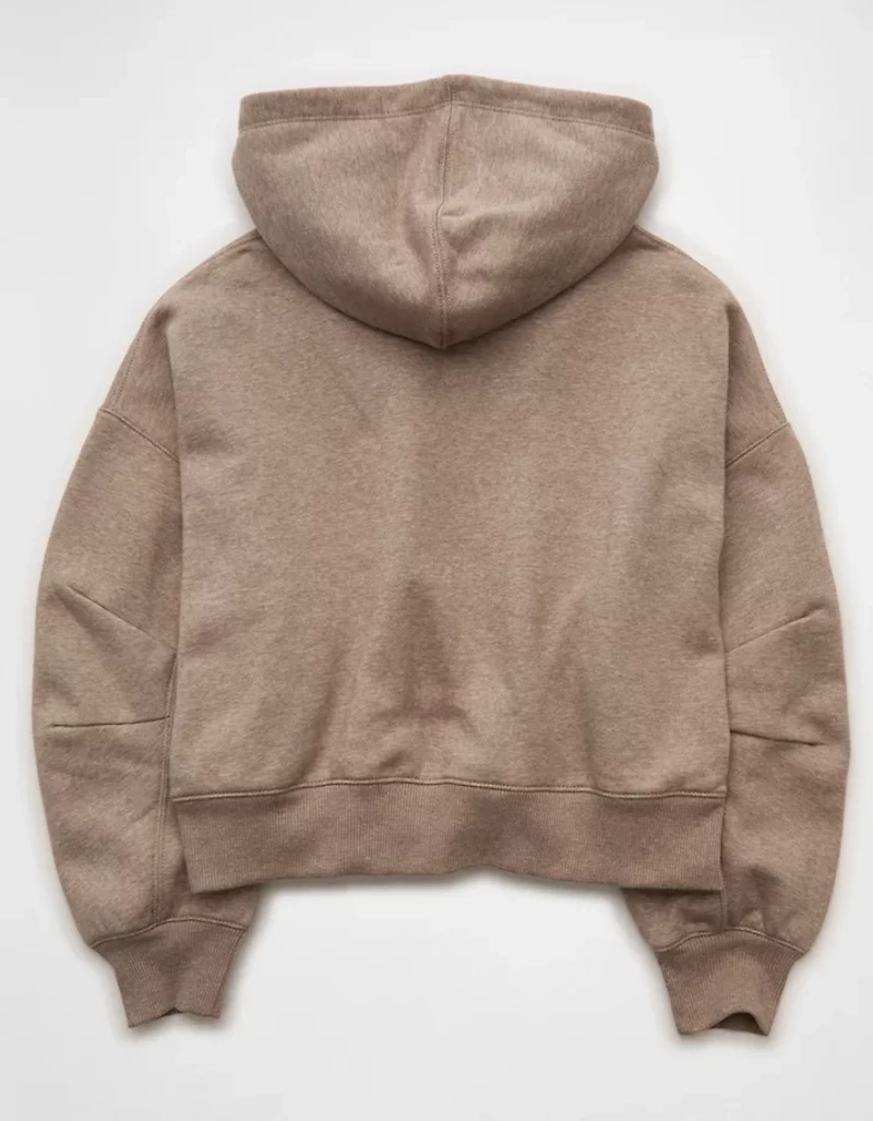 AE Boxy Double-Zip Balloon Sleeve Hoodie