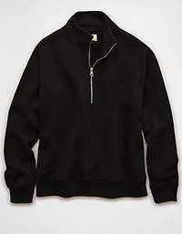 AE Everyday Luxe Quarter-Zip Sweatshirt