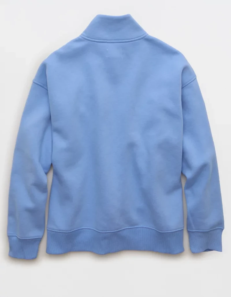 AE Everyday Luxe Quarter-Zip Sweatshirt