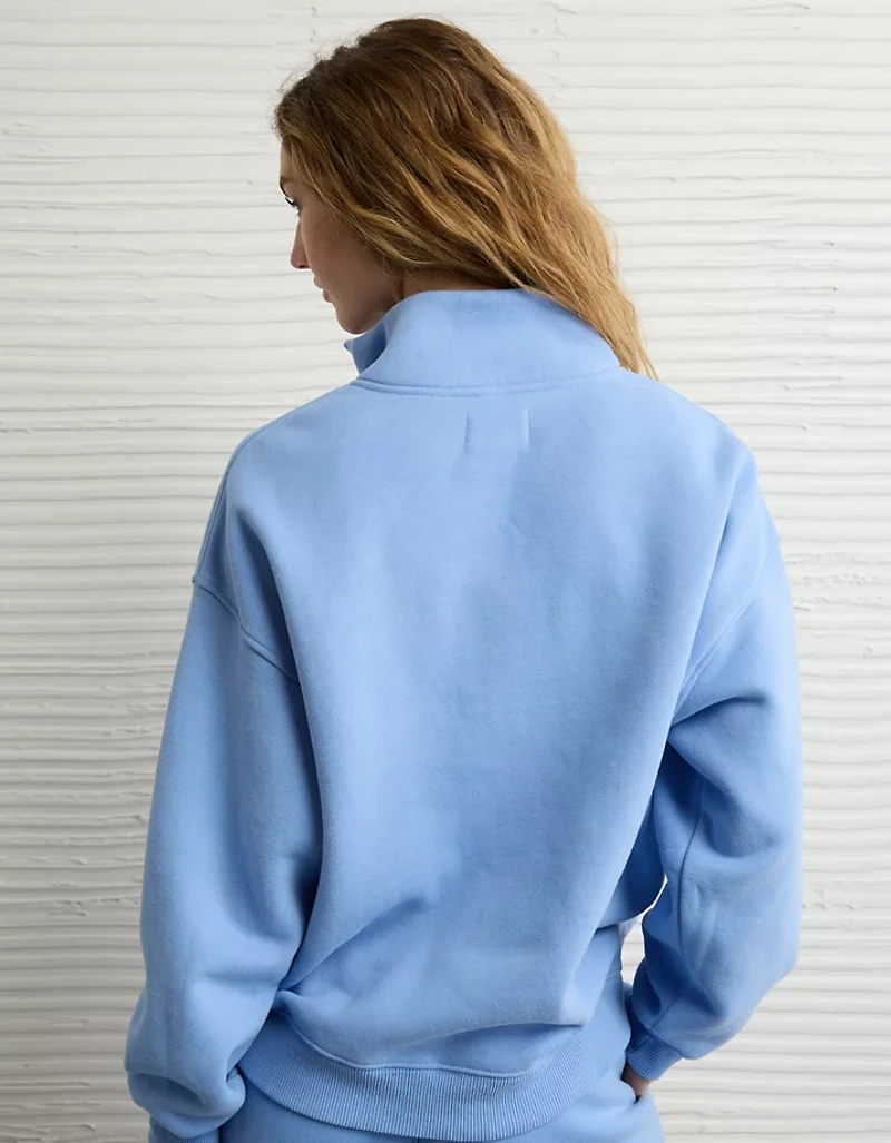 AE Everyday Luxe Quarter-Zip Sweatshirt