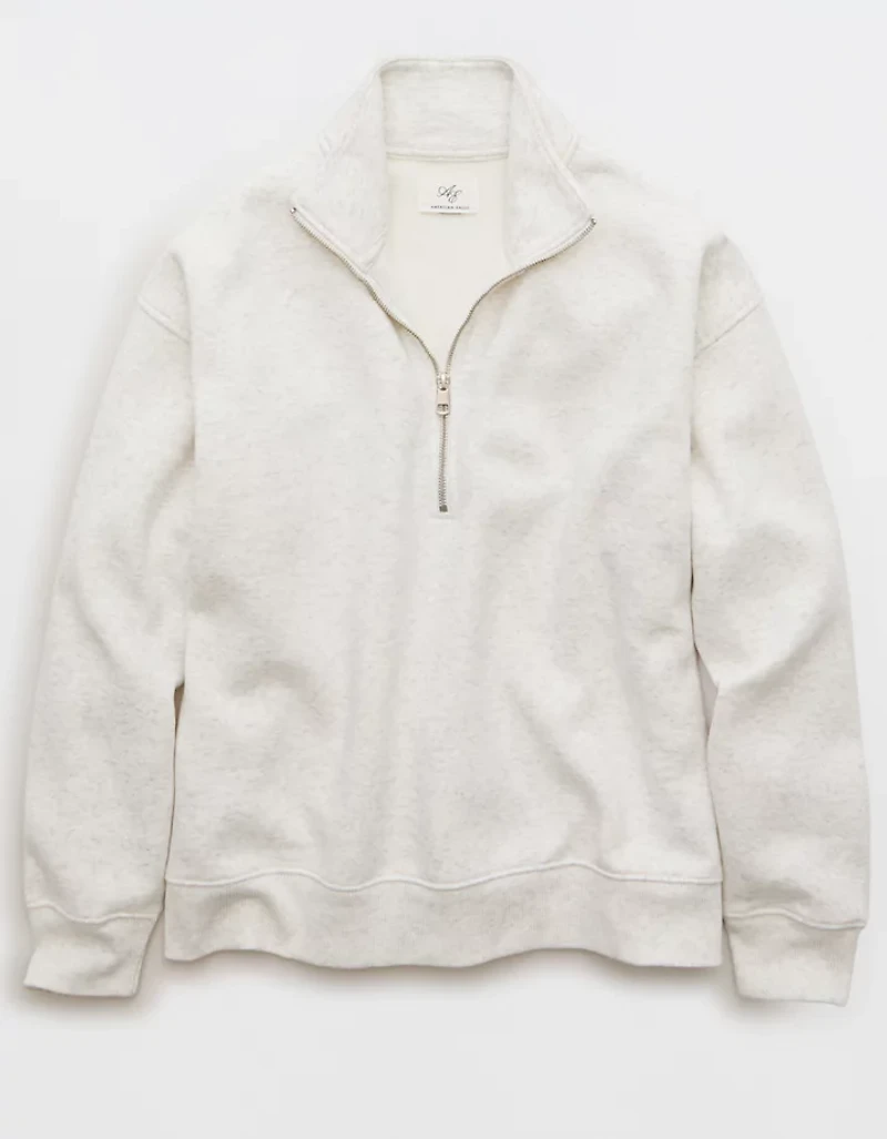 AE Everyday Luxe Quarter-Zip Sweatshirt