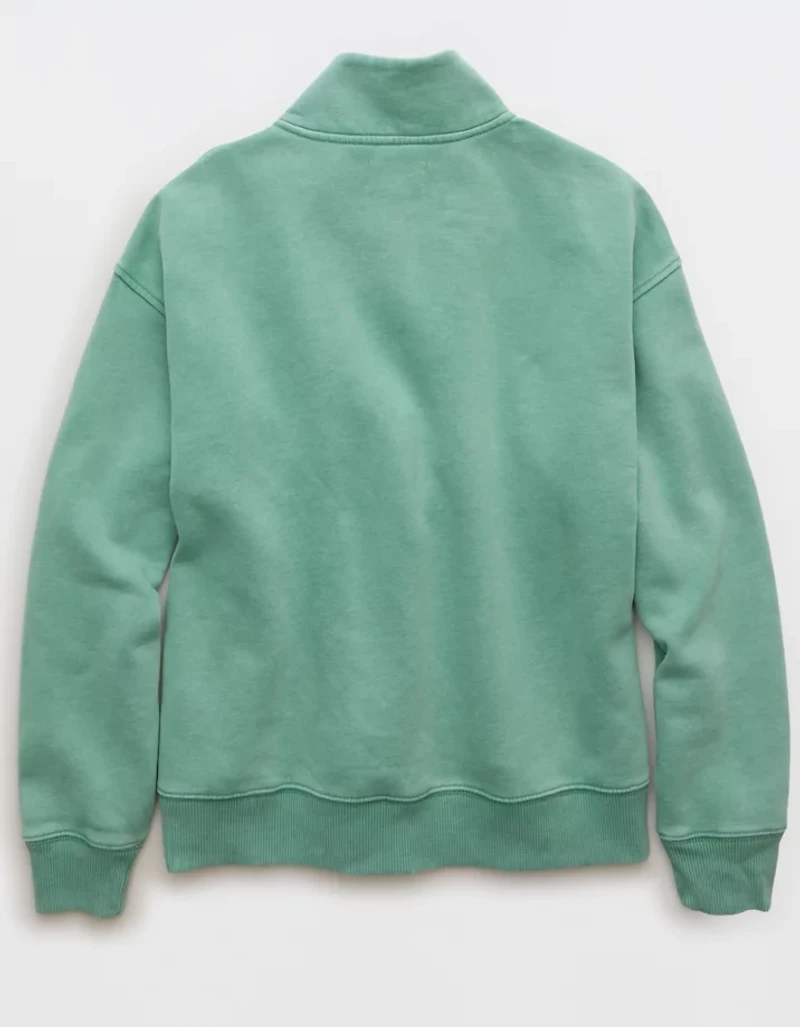 AE Everyday Luxe Quarter-Zip Sweatshirt