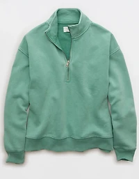 AE Everyday Luxe Quarter-Zip Sweatshirt