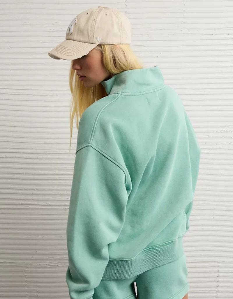 AE Everyday Luxe Quarter-Zip Sweatshirt