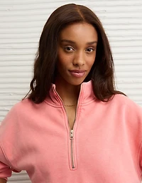 AE Everyday Luxe Quarter-Zip Sweatshirt