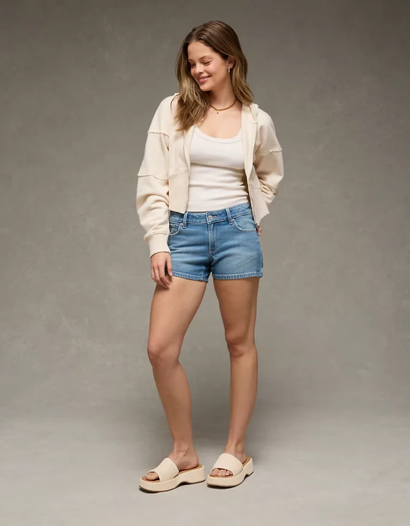 AE Cropped Zip-Up Sweatshirt