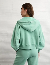 AE Full-Zip Balloon Sleeve Hoodie