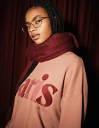 AE Velvet Graphic Crew Neck Sweatshirt