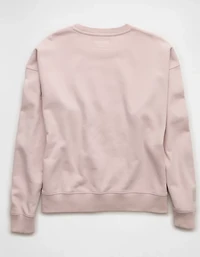 AE Velvet Graphic Crew Neck Sweatshirt