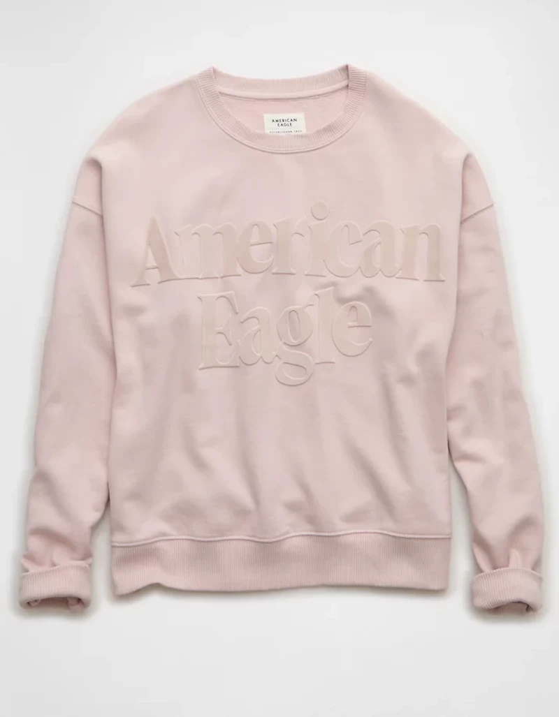 AE Velvet Graphic Crew Neck Sweatshirt