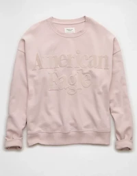 AE Velvet Graphic Crew Neck Sweatshirt