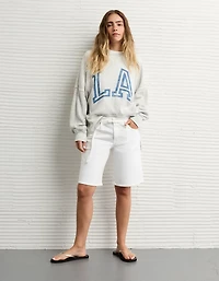 AE Big Hug Crew Neck Waffle Sweatshirt