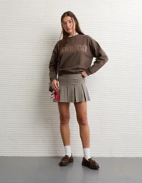 Chandail en molleton à col rond image London velours AE