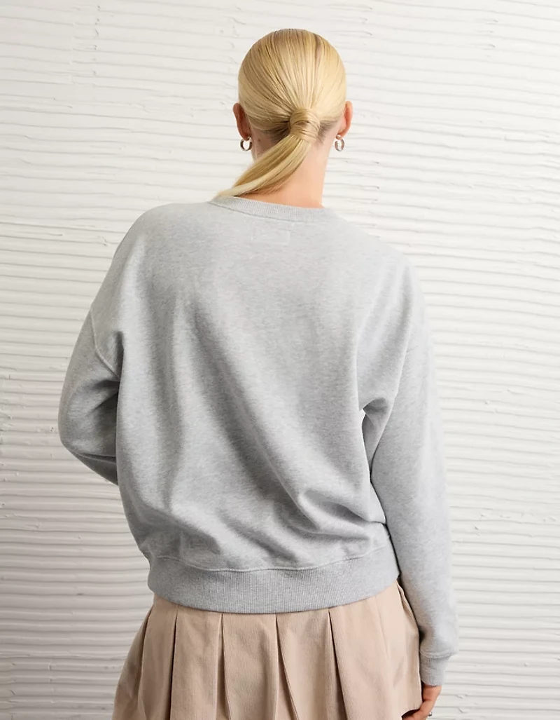 Chandail en molleton à image décontracté AE