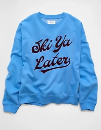 Chandail en molleton à image décontracté AE