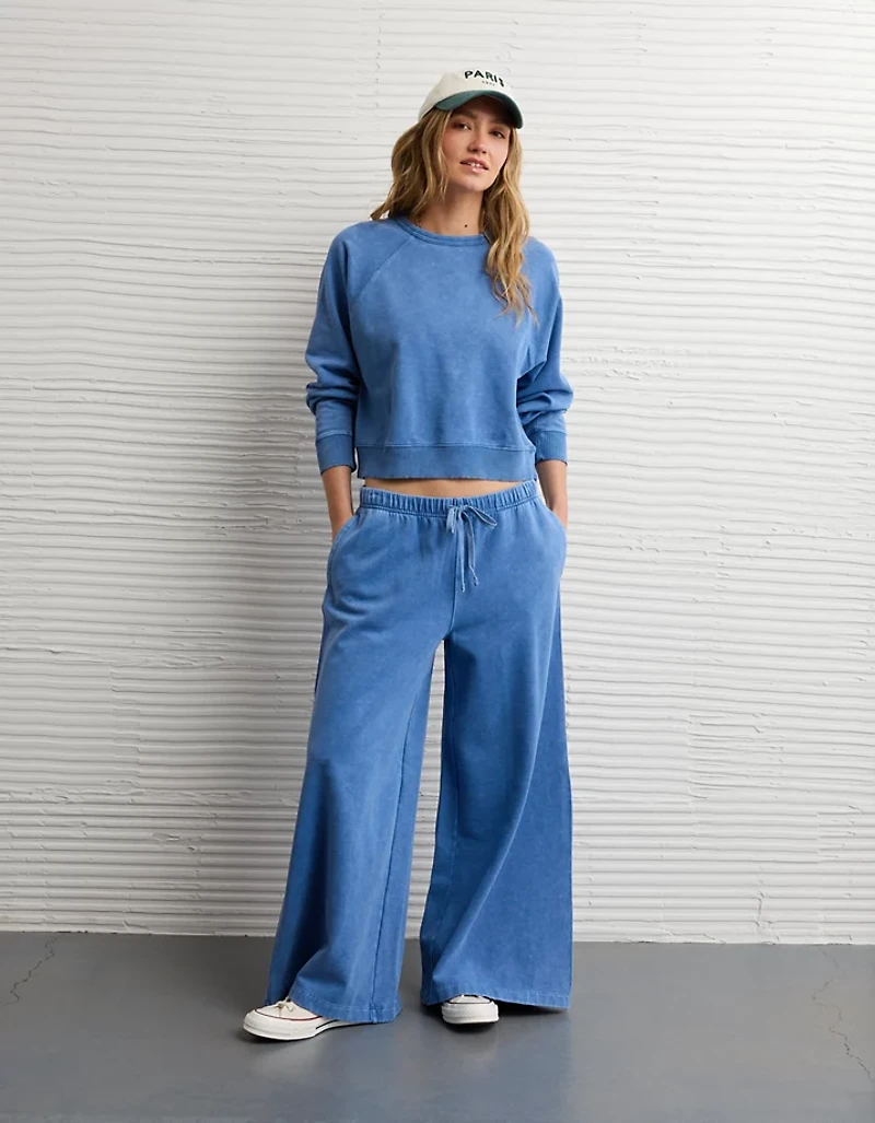 AE Cropped Raglan Sweatshirt