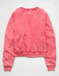 AE Cropped Raglan Sweatshirt