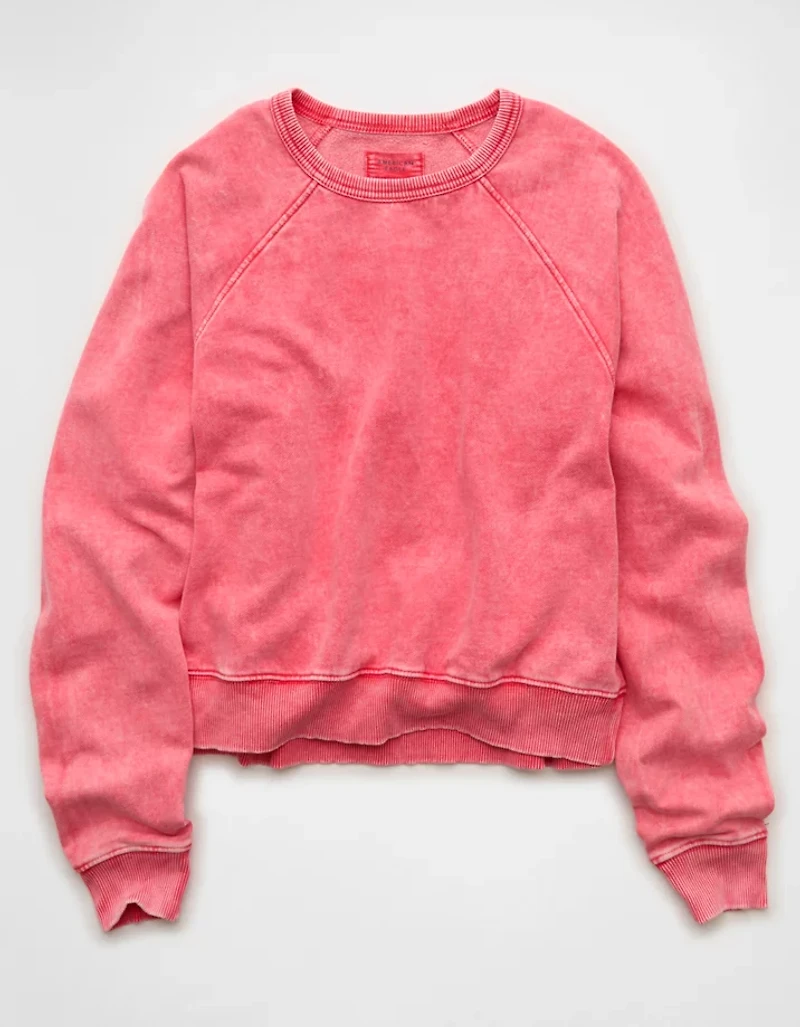 AE Cropped Raglan Sweatshirt
