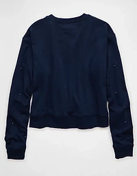 AE Embellished Pearl Sweatshirt