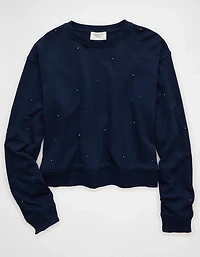 AE Embellished Pearl Sweatshirt