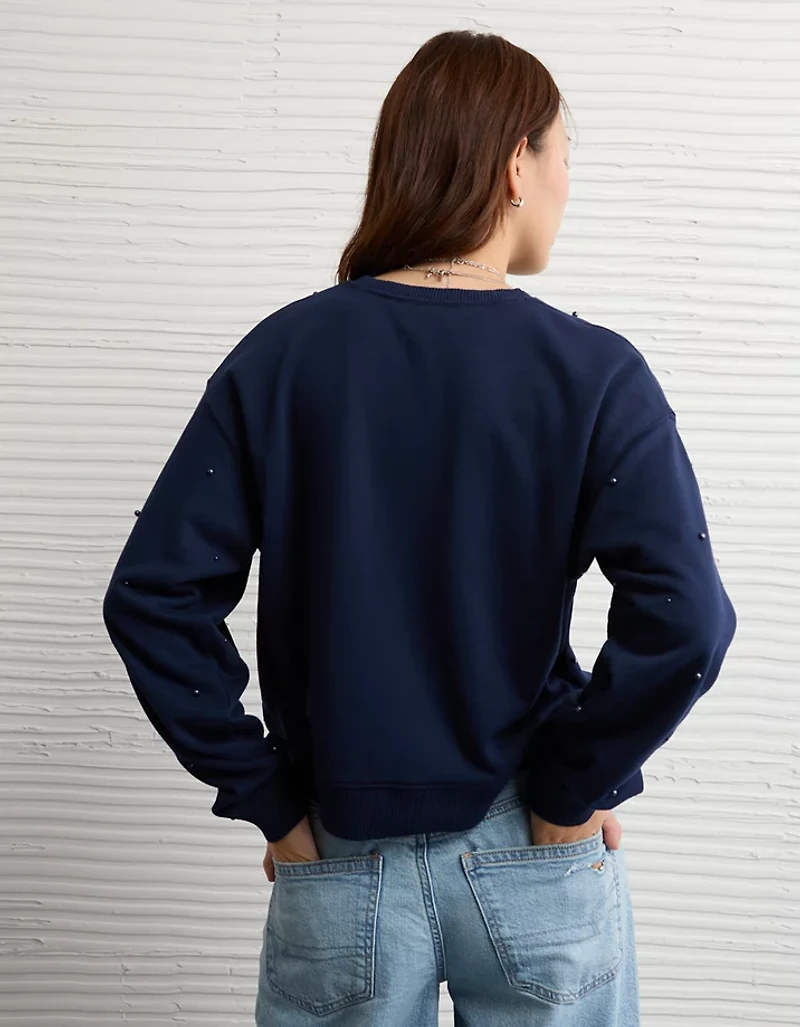 AE Embellished Pearl Sweatshirt