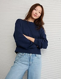 AE Embellished Pearl Sweatshirt