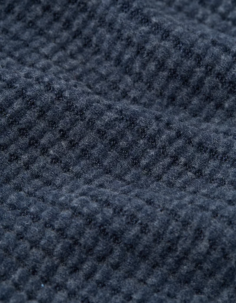 AE Big Hug Off-The-Shoulder Waffle Sweatshirt