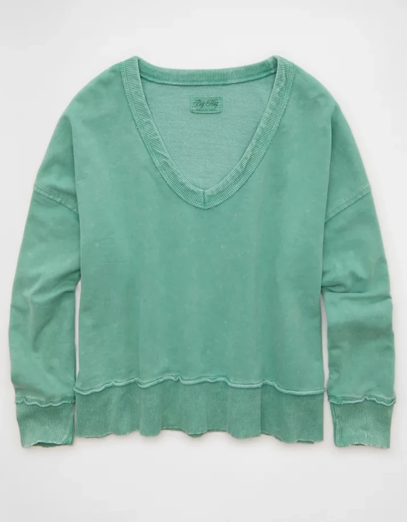 AE Big Hug V-Neck Sweatshirt