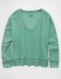 AE Big Hug V-Neck Sweatshirt