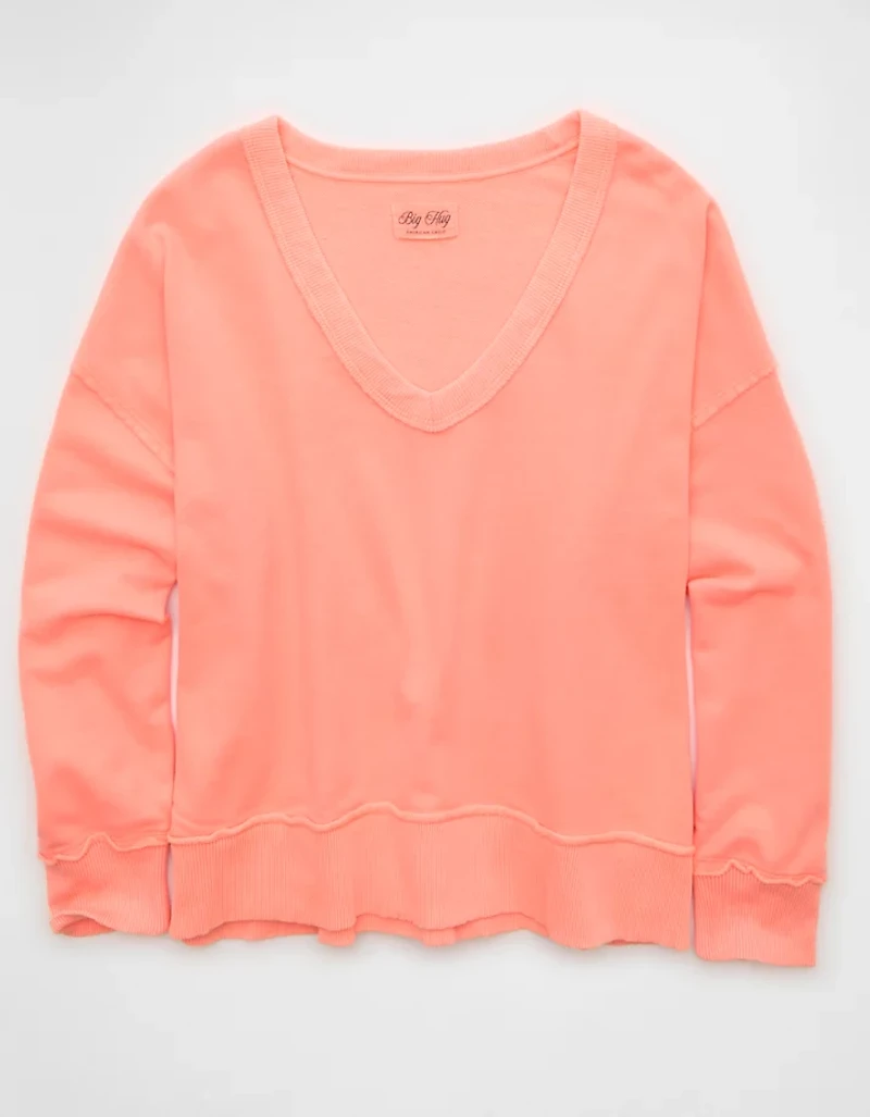 AE Big Hug V-Neck Sweatshirt
