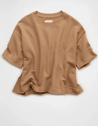 AE Boxy Short-Sleeve Sweatshirt