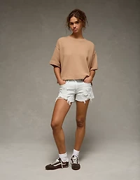 AE Boxy Short-Sleeve Sweatshirt