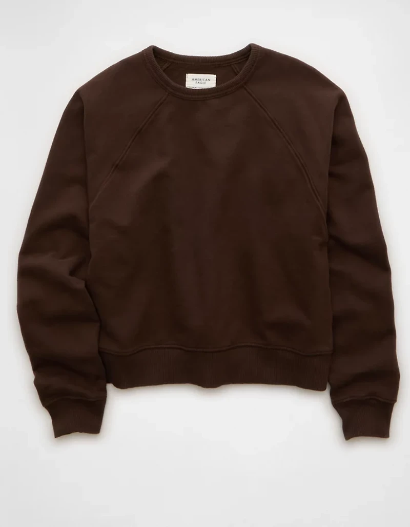 AE Cropped Raglan Sweatshirt