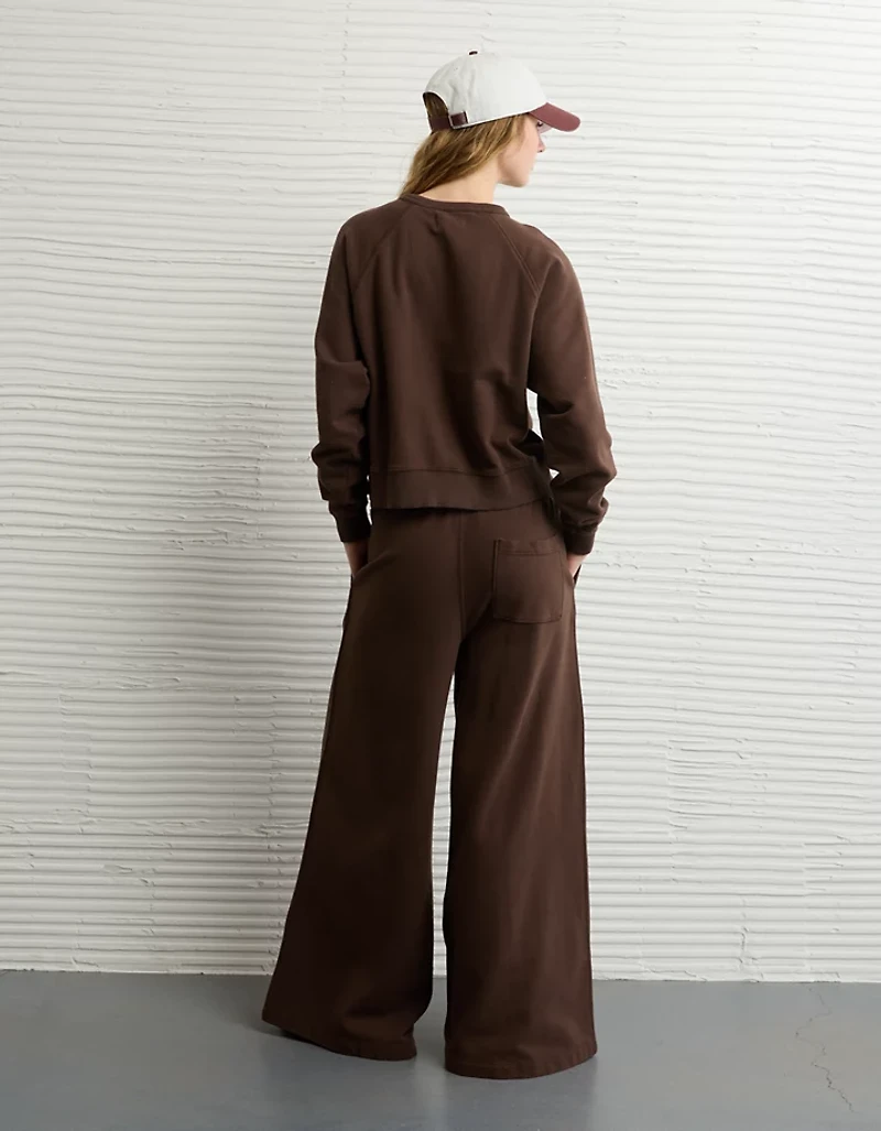 AE Cropped Raglan Sweatshirt