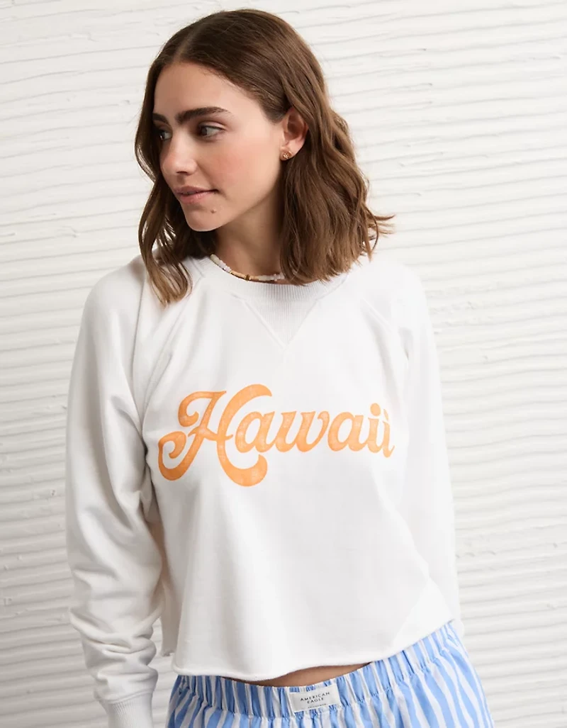 AE Cropped Cutoff Sweatshirt