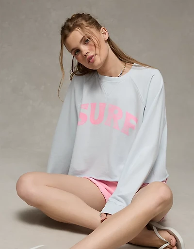 AE Cropped Cutoff Sweatshirt