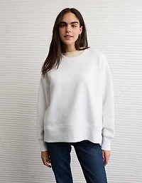 Chandail en molleton surdimensionné Luxe de tous les jours AE