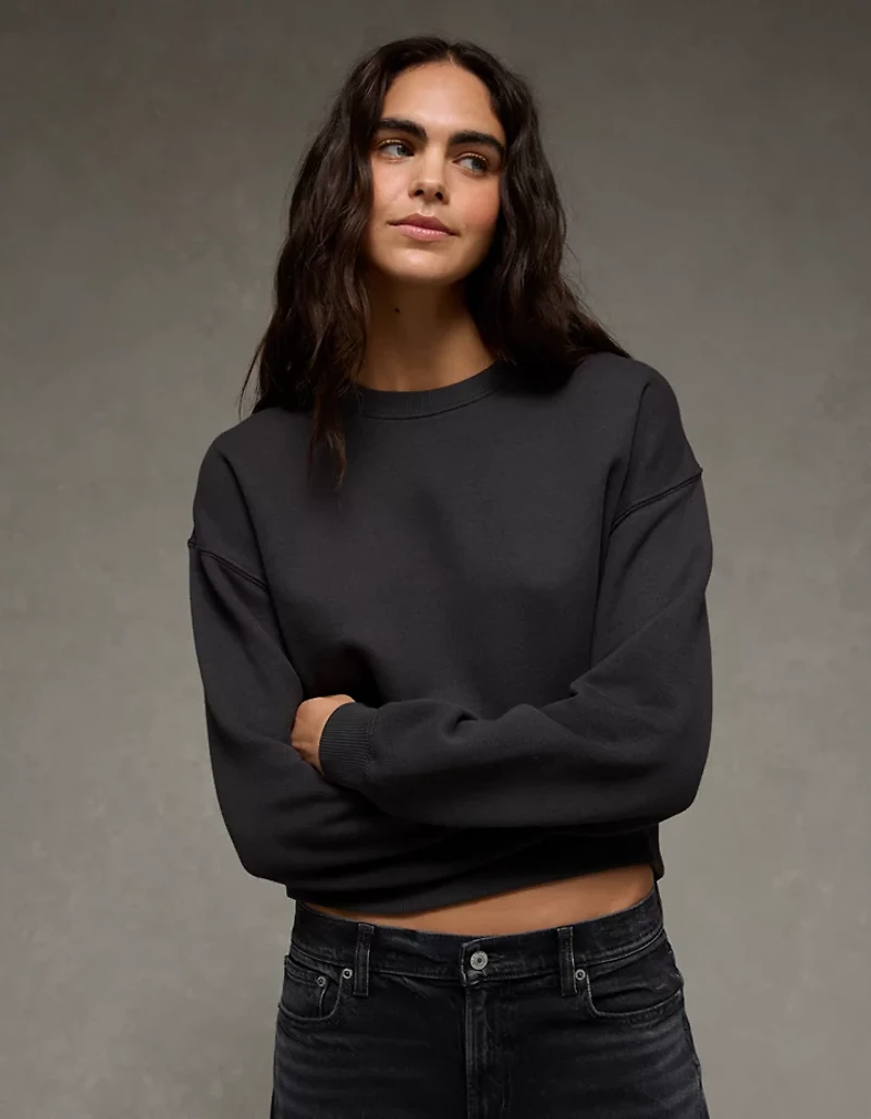 AE Relaxed Crew Neck Sweatshirt