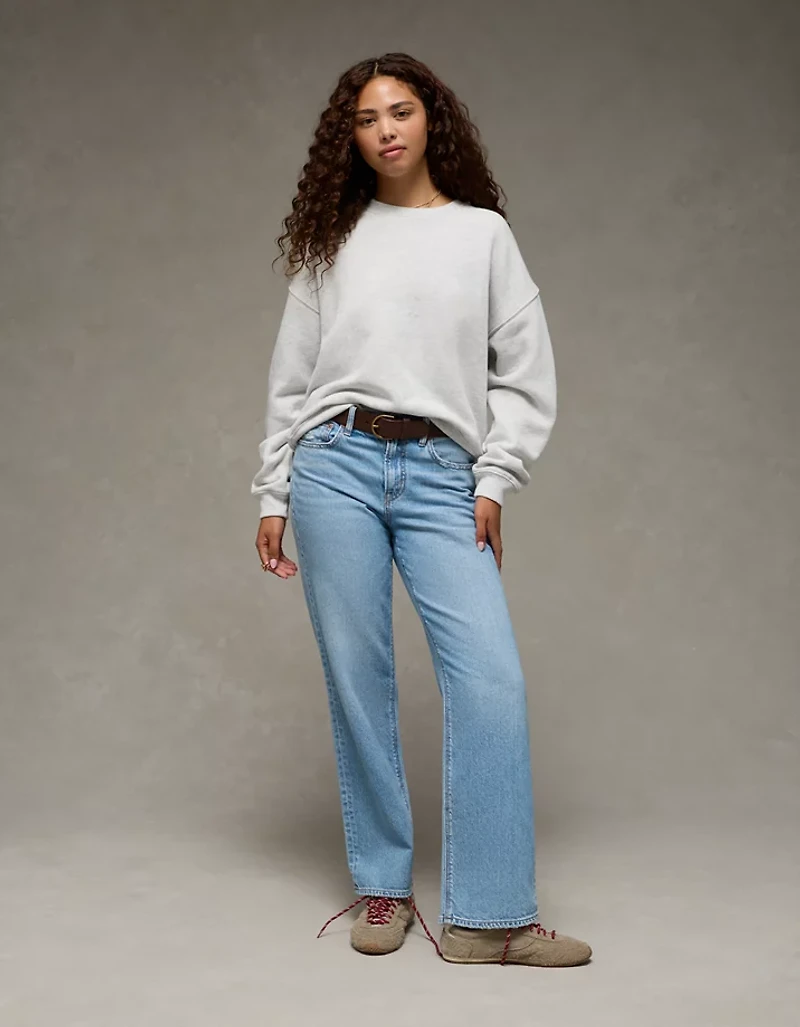 AE Relaxed Crew Neck Sweatshirt