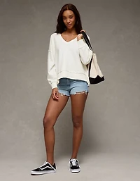 Chandail en molleton à encolure V Gros câlin AE