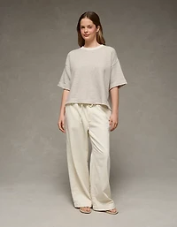 AE Boxy Short-Sleeve Sweatshirt