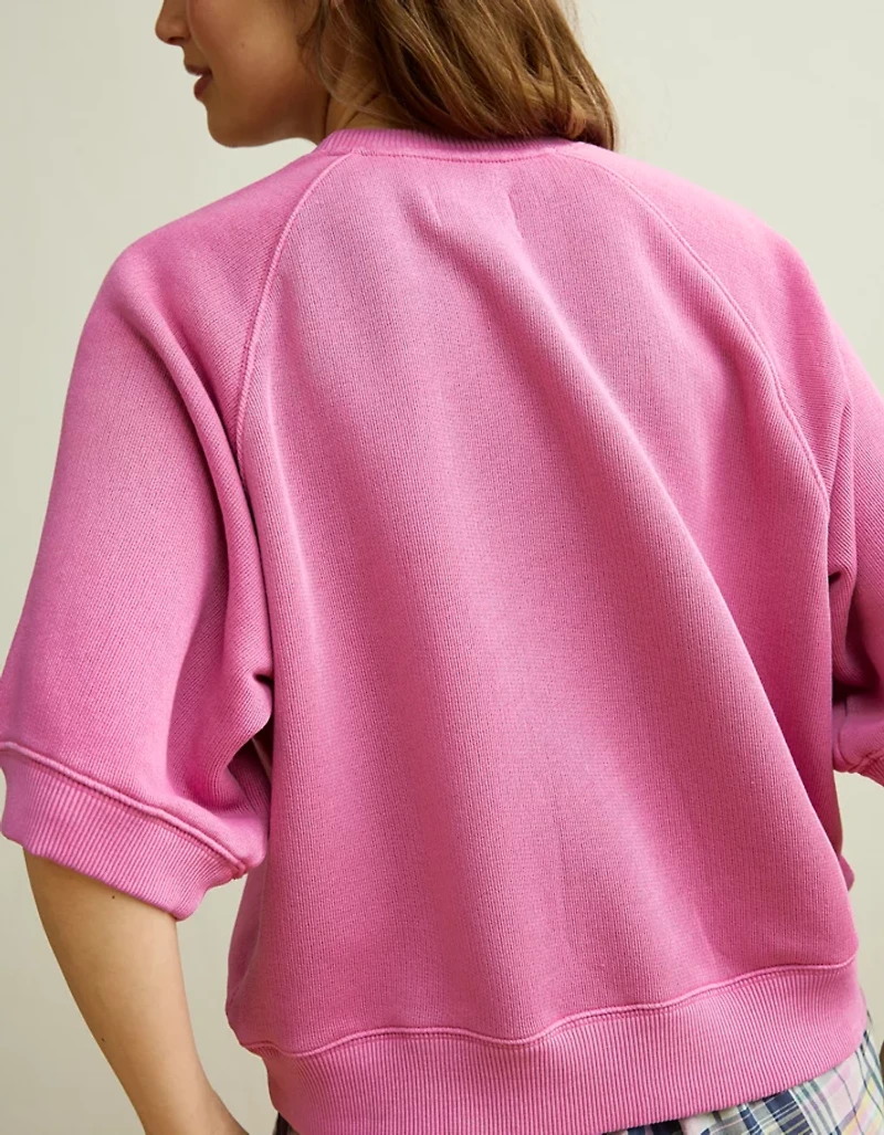 AE Campus Short-Sleeve Sweatshirt