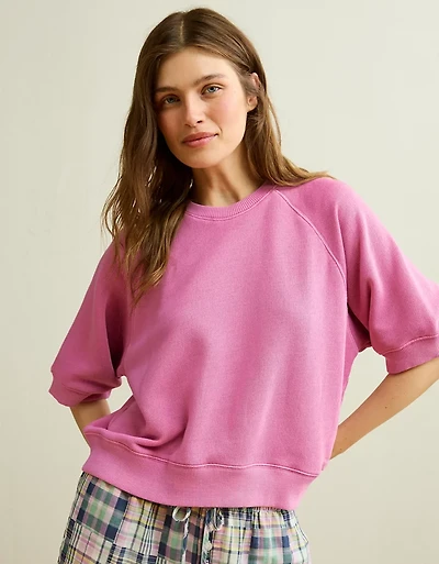 AE Campus Short-Sleeve Sweatshirt