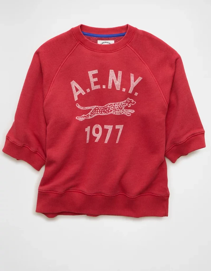 AE Campus Short-Sleeve Sweatshirt