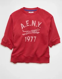 AE Campus Short-Sleeve Sweatshirt