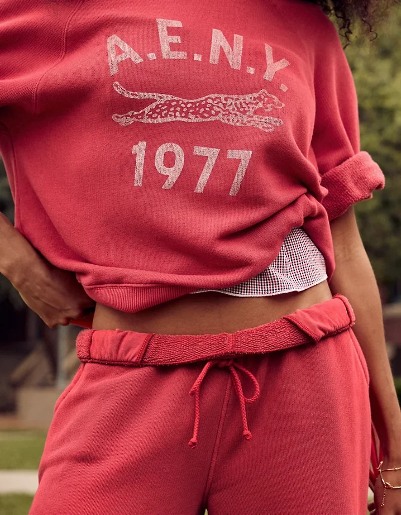 AE Campus Short-Sleeve Sweatshirt