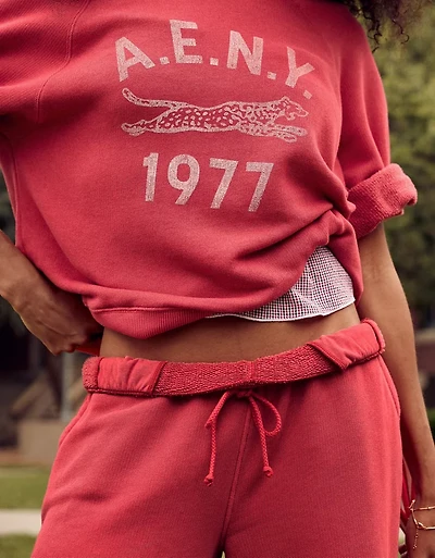 AE Campus Short-Sleeve Sweatshirt