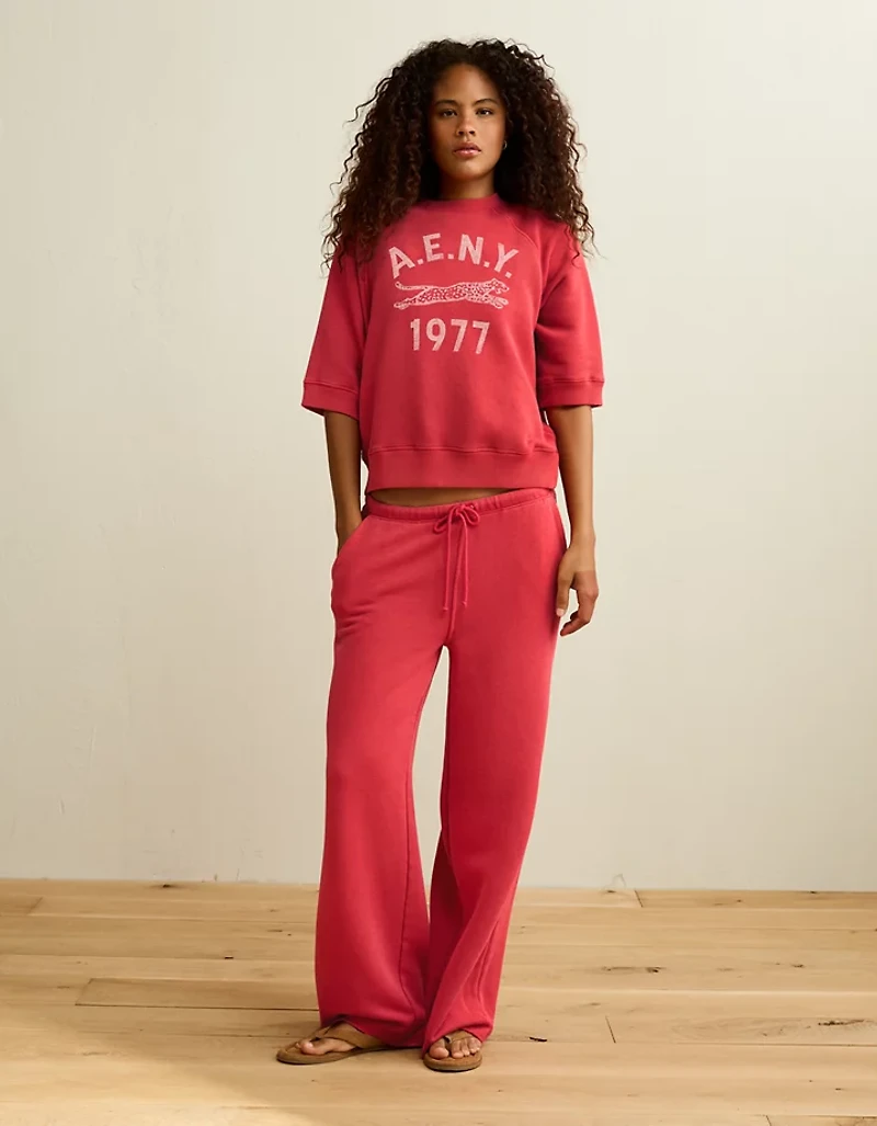 AE Campus Short-Sleeve Sweatshirt
